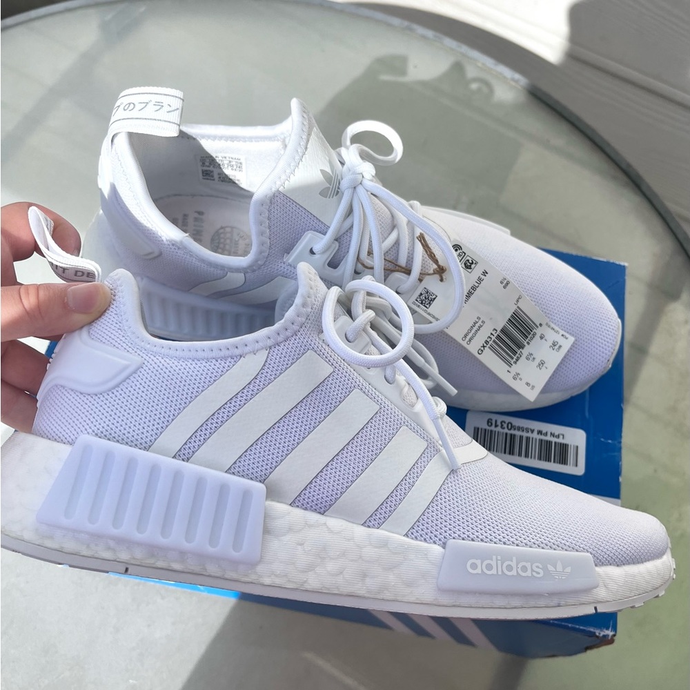 Adidas NMD R1 Primeblue White Sneakers